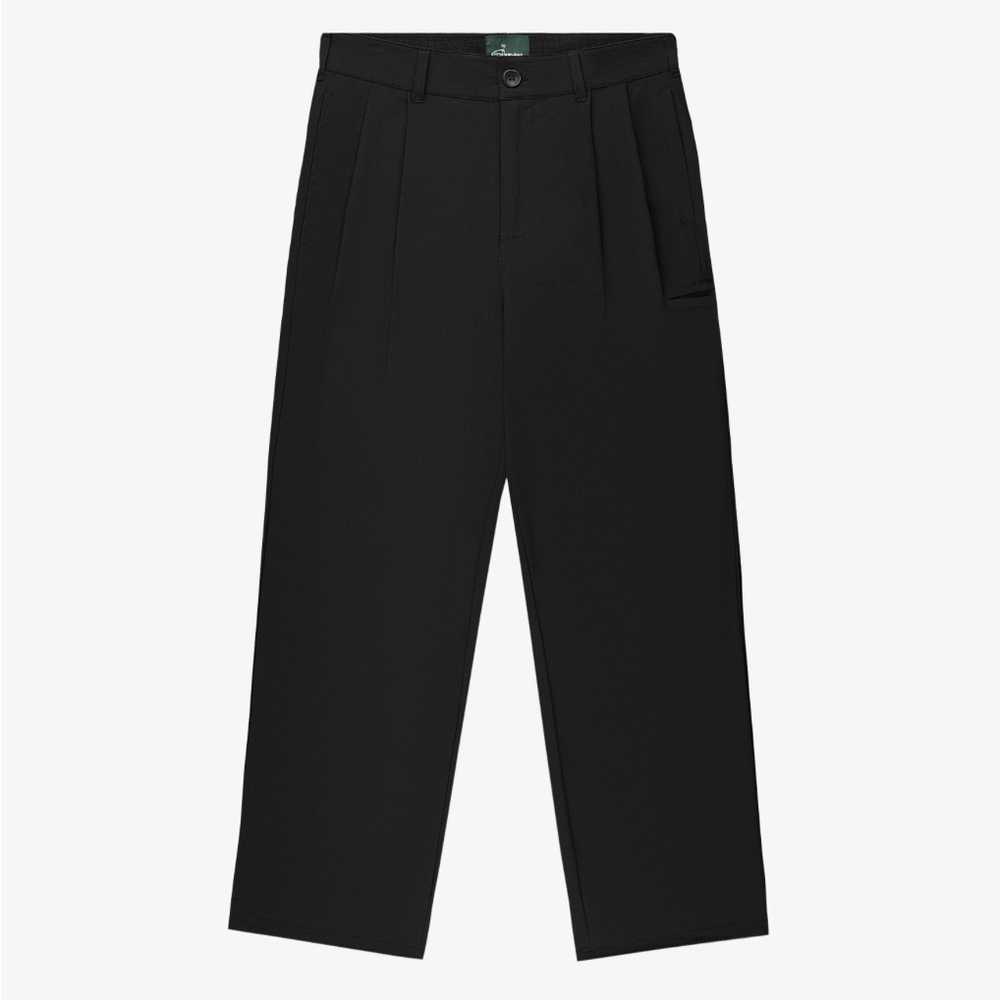NEW Aimé Leon Dore Golf SS25 Black Wide-Leg Trousers